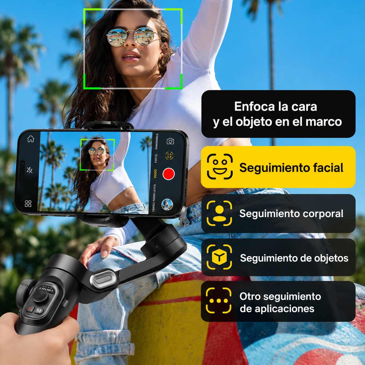 Trípode para Celular con Control Bluetooth || Fotos y Videos Estables a Distancia