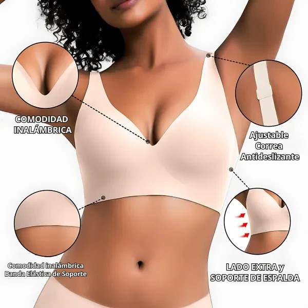 PROMOCIÓN 3x1 - Sostén Premium sin Aros que Moldea y Realza